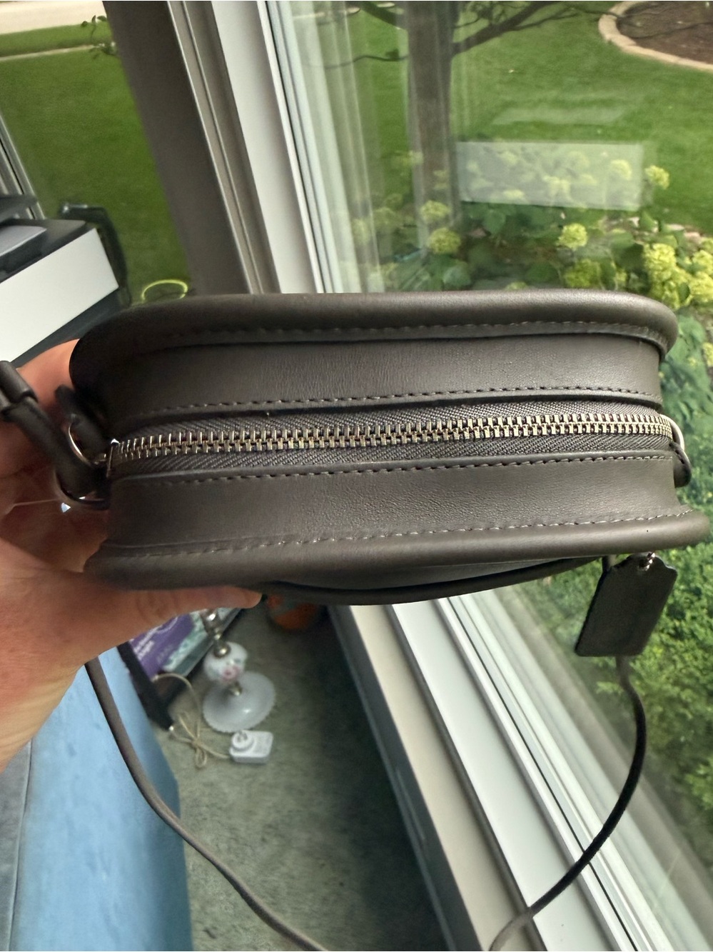 NWT Vintage 1998 Coach Abbie 9017  Dark Gray with Nickel Hardware Deadstock - Picture 7 of 16